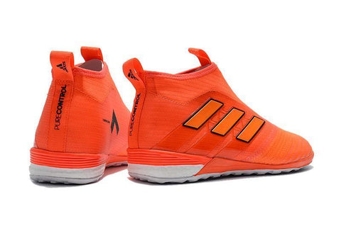 Image of Adidas ACE Tango 17+ Purecontrol IC Soccer Cleats Red Orange Black - KicksNatics