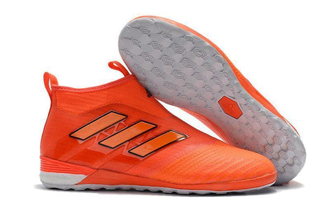 Image of Adidas ACE Tango 17+ Purecontrol IC Soccer Cleats Red Orange Black - KicksNatics