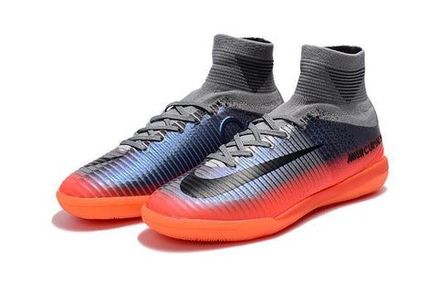 Image of Nike MercurialX Proximo II CR7 IC IC0046 Cool Grey/Metallic Hematite - KicksNatics