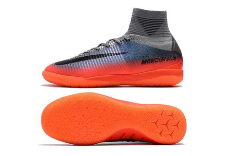 Image of Nike MercurialX Proximo II CR7 IC IC0046 Cool Grey/Metallic Hematite - KicksNatics