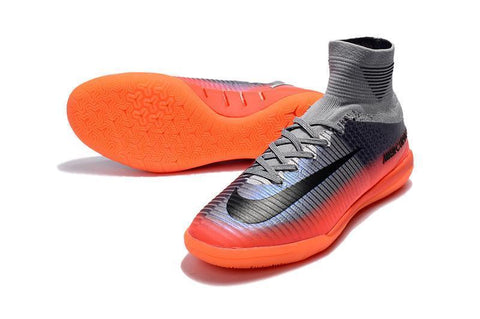 Image of Nike MercurialX Proximo II CR7 IC IC0046 Cool Grey/Metallic Hematite - KicksNatics
