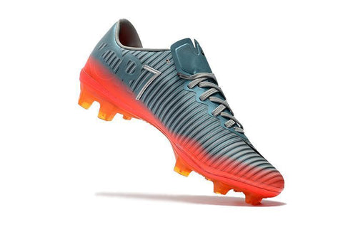Image of Nike Mercurial Vapor XI CR7 FG Soccer Cleats Cool Grey Orange - KicksNatics
