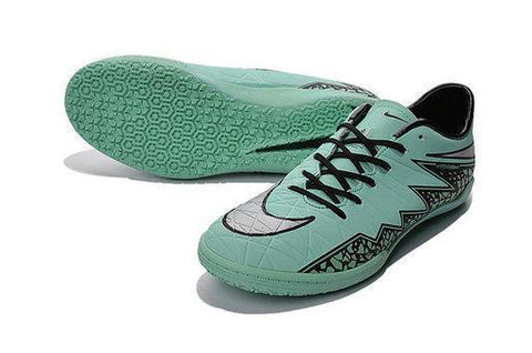 Image of Nike Hypervenom Phelon II IC DB0019 Green Glow Black Metallic Silver - KicksNatics