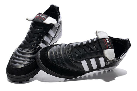 Image of Adidas Copa Mundial Team Turf Soccer Cleats All Black White - KicksNatics