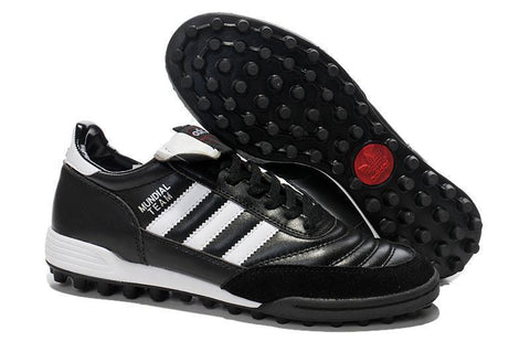 Image of Adidas Copa Mundial Team Turf Soccer Cleats All Black White - KicksNatics