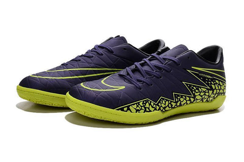 Image of Nike Hypervenom Phelon II IC Soccer Shoes DB0018 Dark Violet Green - KicksNatics