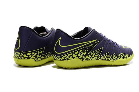 Image of Nike Hypervenom Phelon II IC Soccer Shoes DB0018 Dark Violet Green - KicksNatics