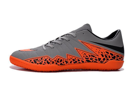 Image of Nike Hypervenom Phelon II IC Soccer Shoes DB0015 Grey Orange Black - KicksNatics