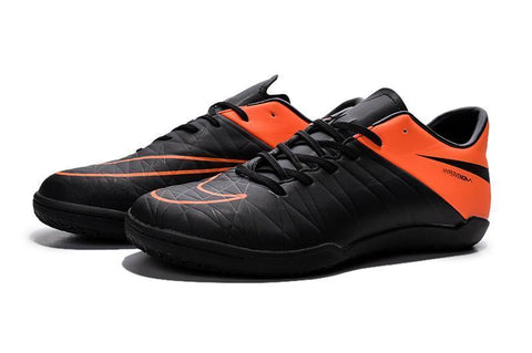 Image of Nike Hypervenom Phelon II IC Indoor Soccer Shoes DB0016 Black Orange - KicksNatics