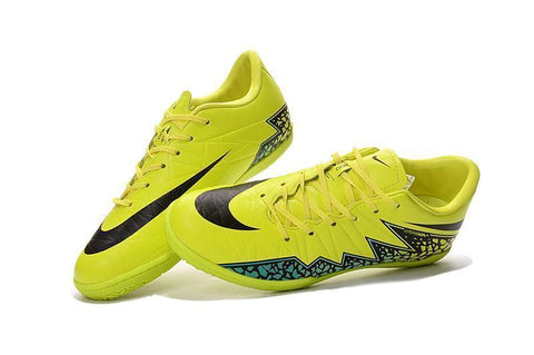 Image of Nike Hypervenom Phelon II IC Soccer Shoes Volt Black Hyper Turquoise - KicksNatics