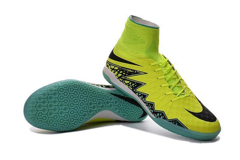 Image of Nike HypervenomX Proximo IC Soccer Shoes Green Black Grass Green - KicksNatics