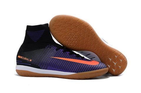Image of Nike MercurialX Proximo II IC IC00043 Black Total Crimson Hyper Grape - KicksNatics