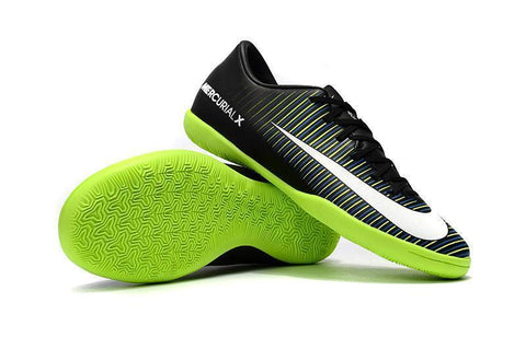 Image of Nike MercurialX Victory VI IC NKDB0042 Black/White/Electric Green - KicksNatics