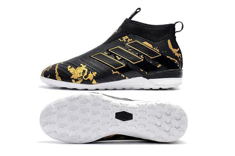 Image of Adidas ACE Tango 17+ Purecontrol IC ACE17033 Core Black/Matte Gold - KicksNatics