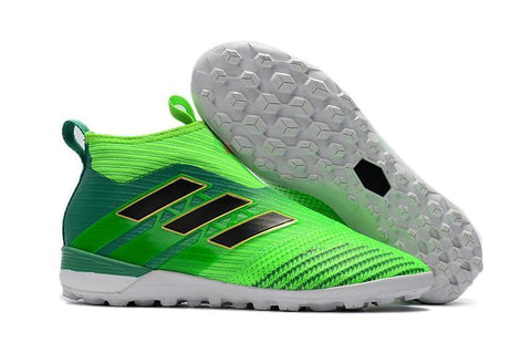 Image of Adidas ACE Tango 17+ Purecontrol Turf Soccer Cleats Solar Green Black - KicksNatics