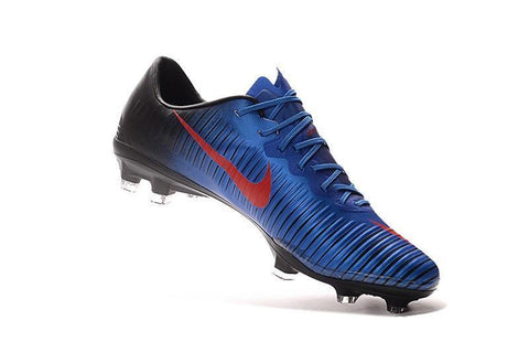 Image of Nike Mercurial Vapor XI FG Soccer Cleats Blue Black Red - KicksNatics