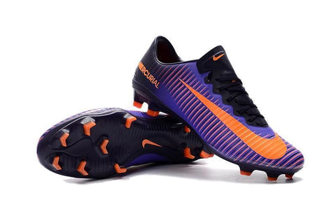 Image of Nike Mercurial Vapor XI FG Soccer Cleats Purple Bright Citrus - KicksNatics