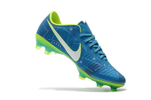 Image of Nike Mercurial Vapor XI Neymar FG Soccer Cleats Blue Electric Green - KicksNatics