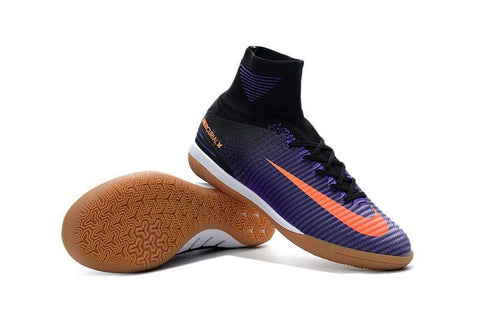 Image of Nike MercurialX Proximo II IC IC00043 Black Total Crimson Hyper Grape - KicksNatics