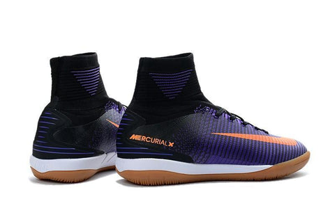Image of Nike MercurialX Proximo II IC IC00043 Black Total Crimson Hyper Grape - KicksNatics