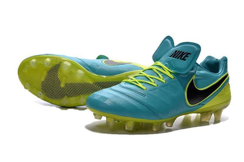 Image of Nike Tiempo Legend VI FG Soccer Cleats Clear Jade Green Black - KicksNatics