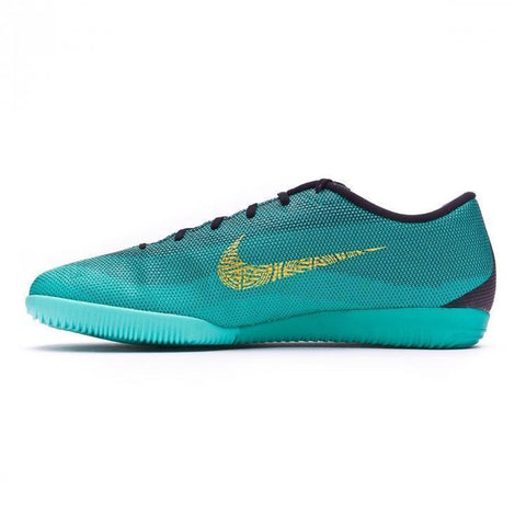 Image of Nike Mercurial VaporX XII Academy CR7 IC Soccer Cleats Clear Jade - KicksNatics