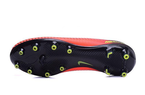 Image of Nike Mercurial Vapor XI AG Soccer Cleats Crimson Black Green - KicksNatics