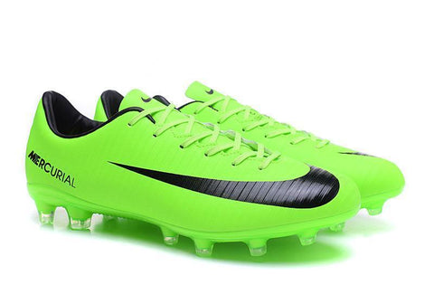 Image of Nike Mercurial Vapor XI AG Soccer Cleats Electric Green Black - KicksNatics