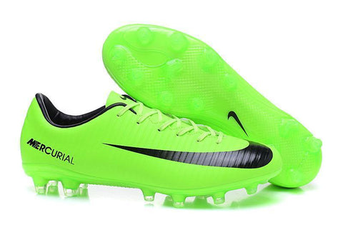 Image of Nike Mercurial Vapor XI AG Soccer Cleats Electric Green Black - KicksNatics