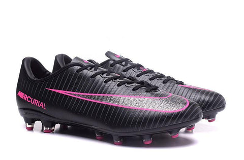 Image of Nike Mercurial Vapor XI AG Soccer Cleats Black Pink - KicksNatics