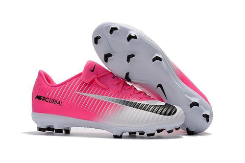 Image of Nike Mercurial Vapor XI FG Soccer Cleats Racer Pink White Black - KicksNatics