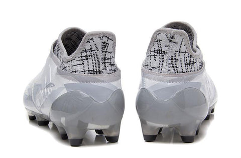 Image of Adidas X 16+ Purechaos FG Soccer Cleats White Clear Grey Black - KicksNatics