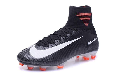 Image of Nike Mercurial Superfly V FG Soccer Cleats Black Orange White - KicksNatics