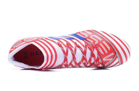 Image of Adidas Nemeziz 17.3 FG Soccer Cleats Red Blue White - KicksNatics