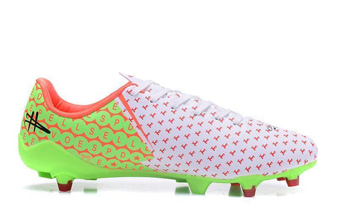 Image of PUMA evoSPEED 17 SL-S FG Soccer Cleats White Orange Green