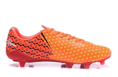 Image of PUMA evoSPEED 17 SL-S FG Soccer Cleats Orange Yellow Red Black - KicksNatics