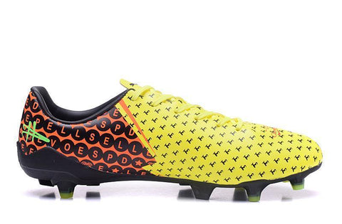Image of PUMA evoSPEED 17 SL-S FG Soccer Cleats Yellow Black Orange
