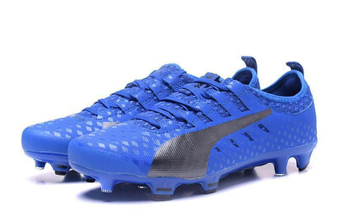 Image of PUMA evoPOWER Vigor 1 FG Soccer Cleats Total Blue Black - KicksNatics