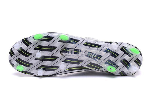 Image of PUMA evoPOWER Vigor 1 FG Soccer Cleats White Black Green - KicksNatics