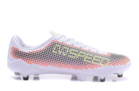 Image of PUMA evoSPEED 17 FG Soccer Cleats White Orange Black Yellow - KicksNatics