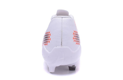 Image of PUMA evoSPEED 17 FG Soccer Cleats White Orange Black Yellow - KicksNatics