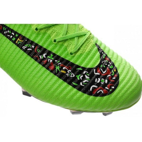 Image of Nike Mercurial Superfly V FG Soccer Cleats Green Black - KicksNatics