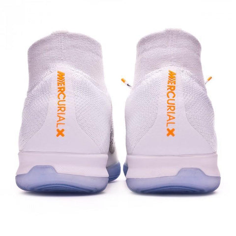 Image of Nike Mercurial SuperflyX VI Elite IC Soccer Cleats White Metallic Grey - KicksNatics