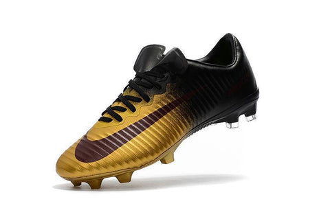 Image of Nike Mercurial Vapor XI FG Soccer Cleats Gold Black - KicksNatics