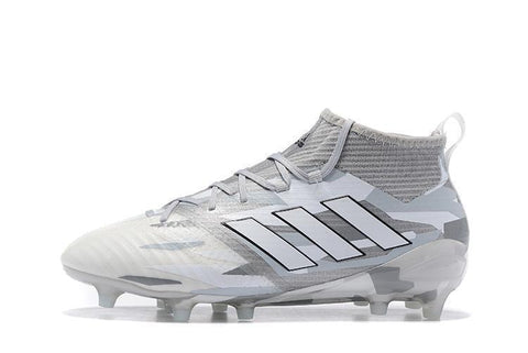 Image of Adidas ACE 17.1 Primeknit Camouflage Soccer Cleats White Grey - KicksNatics