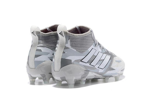 Image of Adidas ACE 17.1 Primeknit Camouflage Soccer Cleats White Grey - KicksNatics