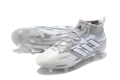 Image of Adidas ACE 17.1 Primeknit Camouflage Soccer Cleats White Grey - KicksNatics
