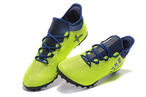 Image of Adidas X Tango 17.3 Turf Soccer Cleats Solar Yellow Volt Black - KicksNatics