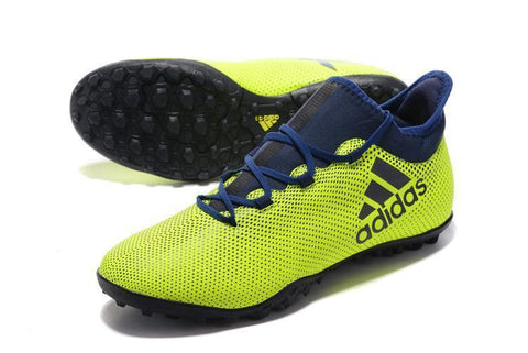 Image of Adidas X Tango 17.3 Turf Soccer Cleats Solar Yellow Volt Black - KicksNatics