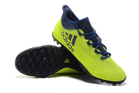 Image of Adidas X Tango 17.3 Turf Soccer Cleats Solar Yellow Volt Black - KicksNatics